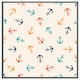 image 3 of Multi coloured anchors (Picture Frame) Black | M