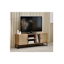 Natural Stylish Rattan TV Unit Brown