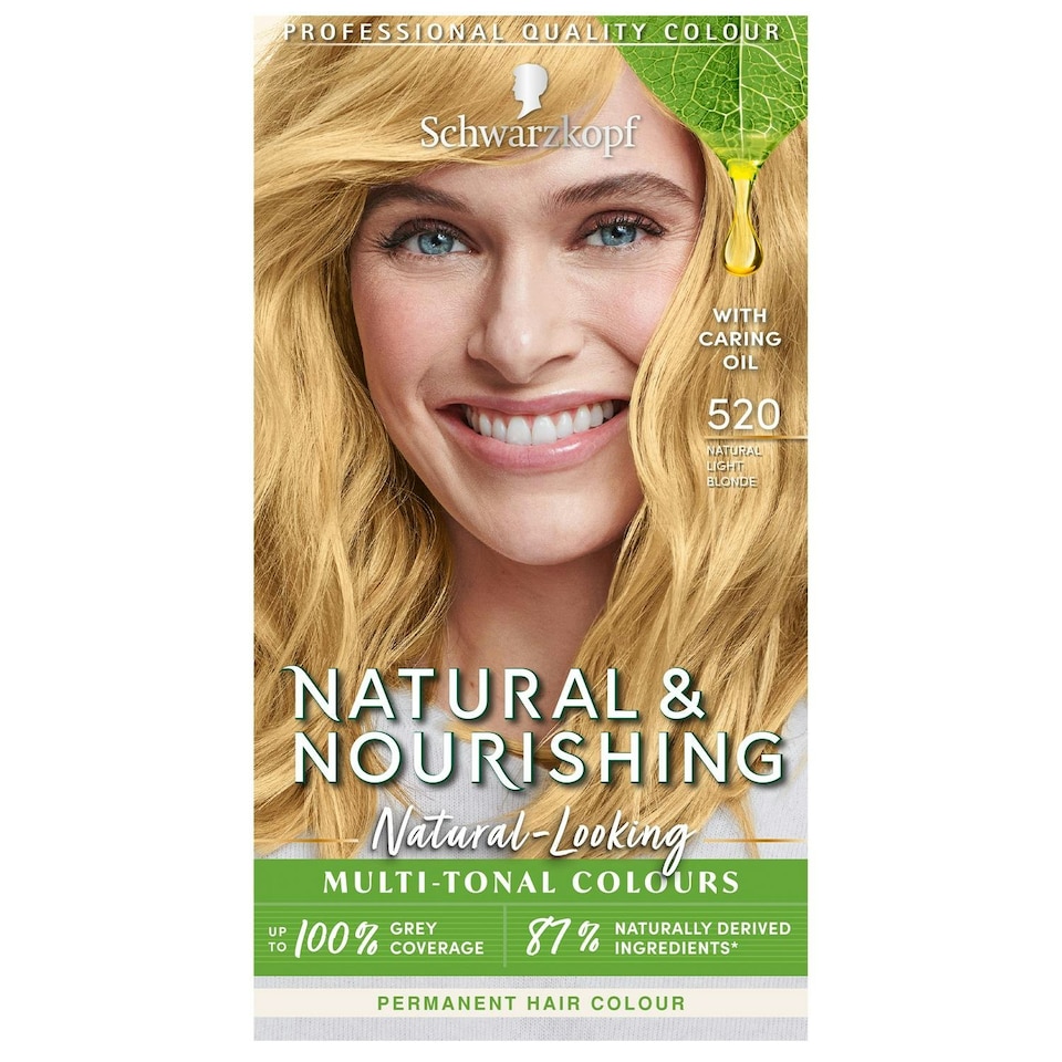 image 1 of Schwarzkopf Natural&Nourishing 520 - Natural Light Blonde N/A