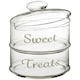 image 4 of Interiors by Premier Durable Stackable 2Pc Glass Storage Jar, Stylish Glass Container For Kitchen, Airtight Lid Storage Container