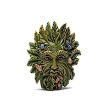 Green Man Plant Pot Feet - Set of 3 - L5.5 x W8.5 x H8.5 cm Green