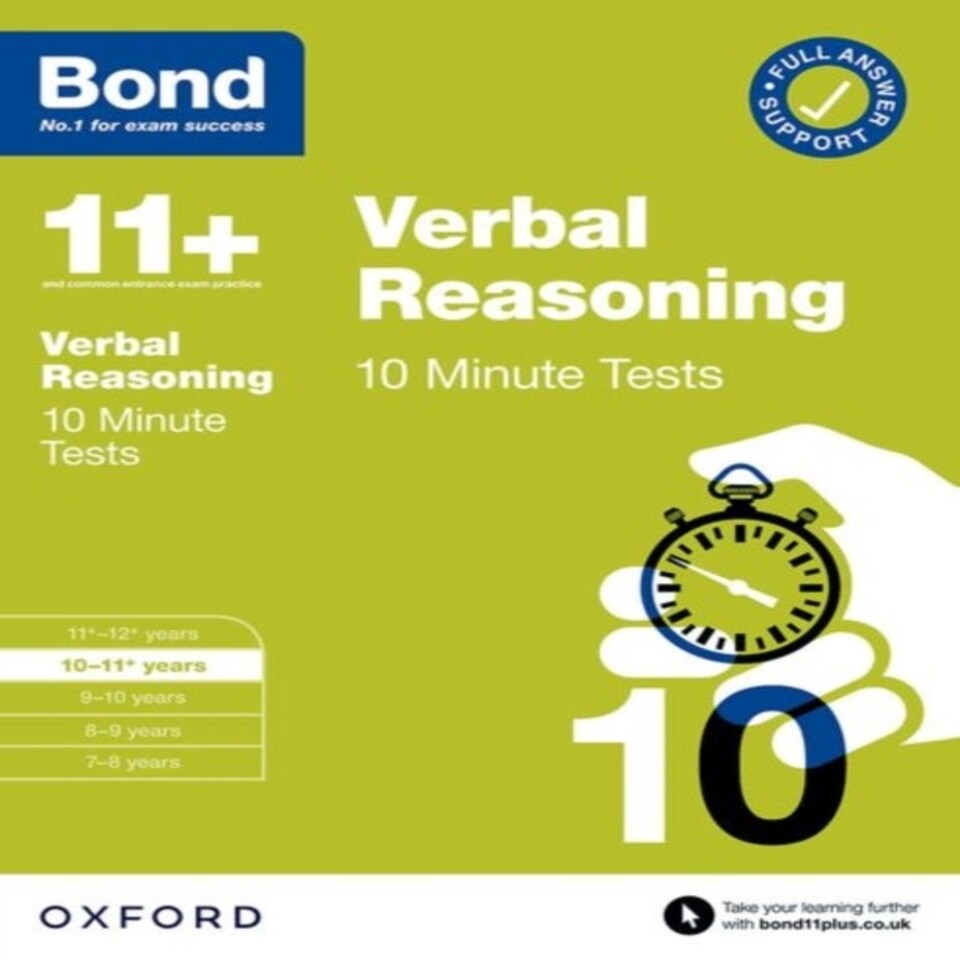 Bond 10 Minute Tests Nonverbal Reasoning