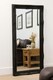 image 7 of Large Black Antique Style Salon Wall Mirror Rectangle 5Ft5 x 2Ft7 165 x 79cm | Black