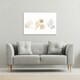 image 2 of blue, white, beige watercolor illustration & elements (Canvas Print)