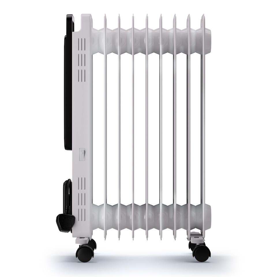 image 1 of Pro Breeze 2500W 11 Fin Oil Filled Radiator with Digital Display and Smart App Control White