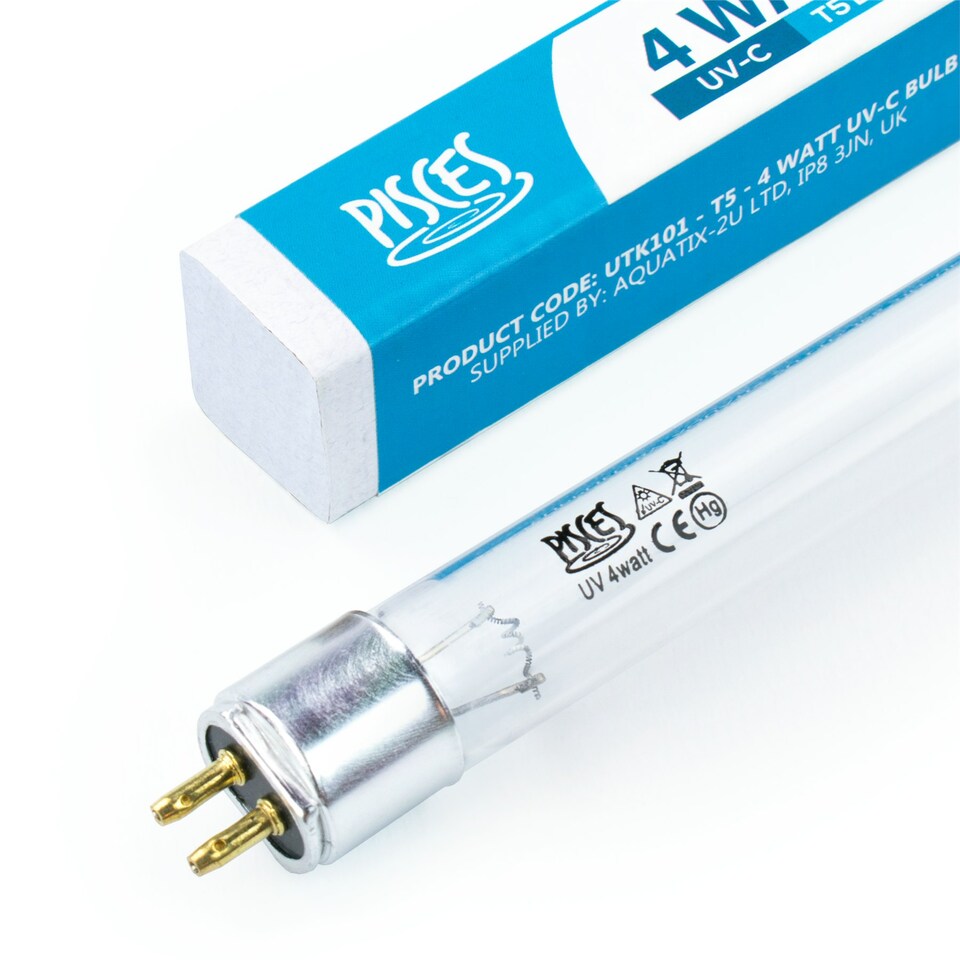 image 1 of Pisces 4w T5 Replacement UVC Bulb for Pond Filters