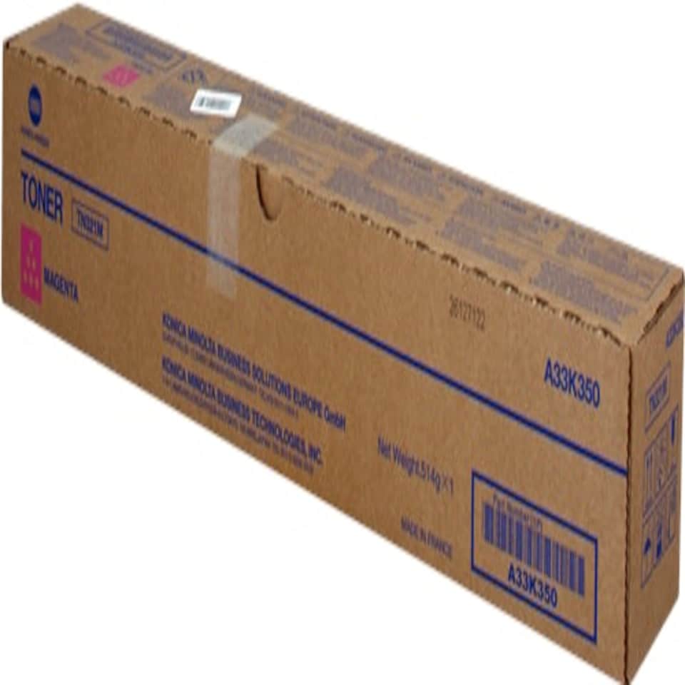 Konica Minolta TN321M Magenta Toner Cartridge 25k pages for Bizhub C224/224e/284/284e/364/364e - A33K350 N/A