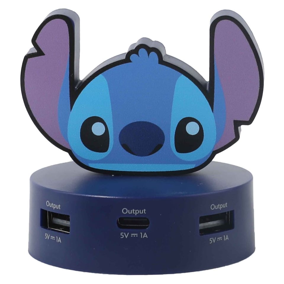 image 1 of Stitch USB Charging Hub 2 USB-A & 1 USB-C Head