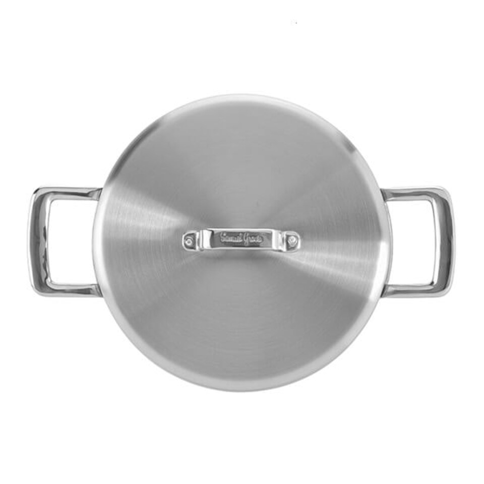 image 1 of Samuel Groves Urban 28cm Stainless Steel Triply Chefs Pan with Domed Lid
