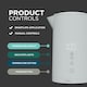 image 3 of 1.5L Smart Kettle, Wi-Fi Touchscreen, App Operated, Voice Control 2200W