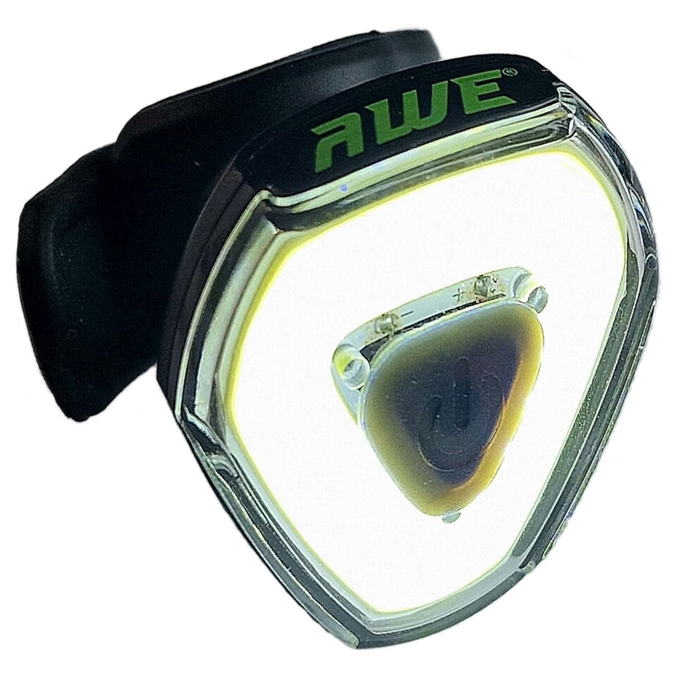 image 1 of AWEAlert 100 Lumens Rechargeable Bike Front light USB 18 COB Super Bright LED's