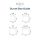 image 7 of MHG Living 4.5 Tog Summer Duvet – Lightweight Cooling Hollowfibre Quilt for Hot Sleepers | Breathable Microfibre Stripe Cover, Hypoallergenic & Skin-Friendly Bedding | Made in UK, OEKO-TEX Certified