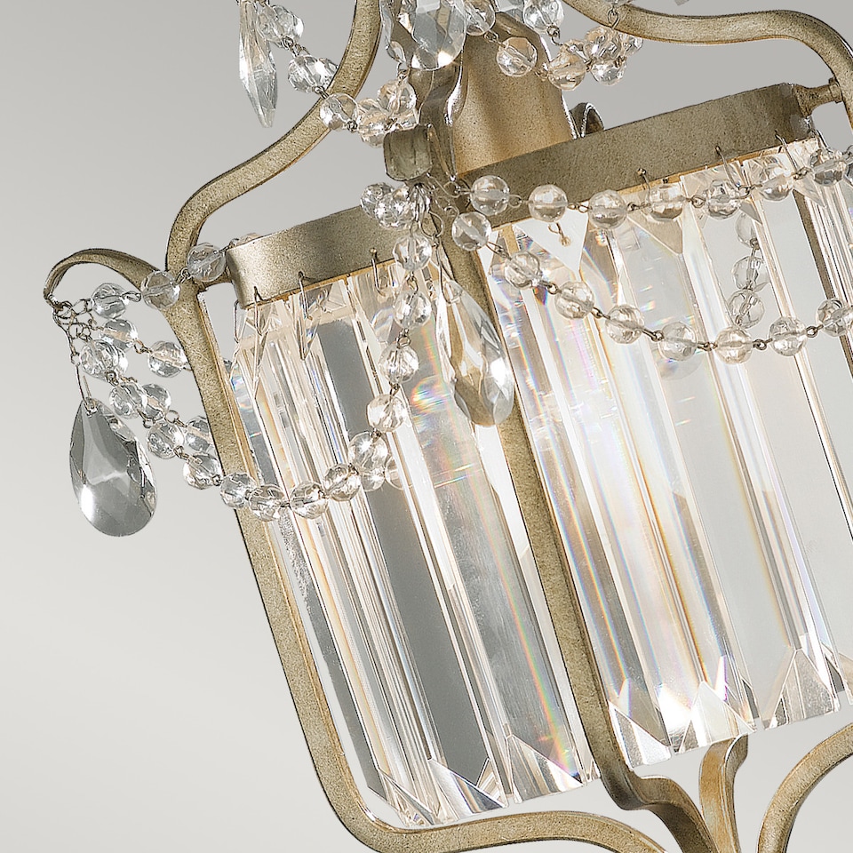 image 1 of Gianna 1 Light Ceiling Pendant Silver, E27