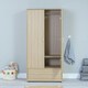 image 4 of Babymore Luno Veni Wardrobe - Oak Brown