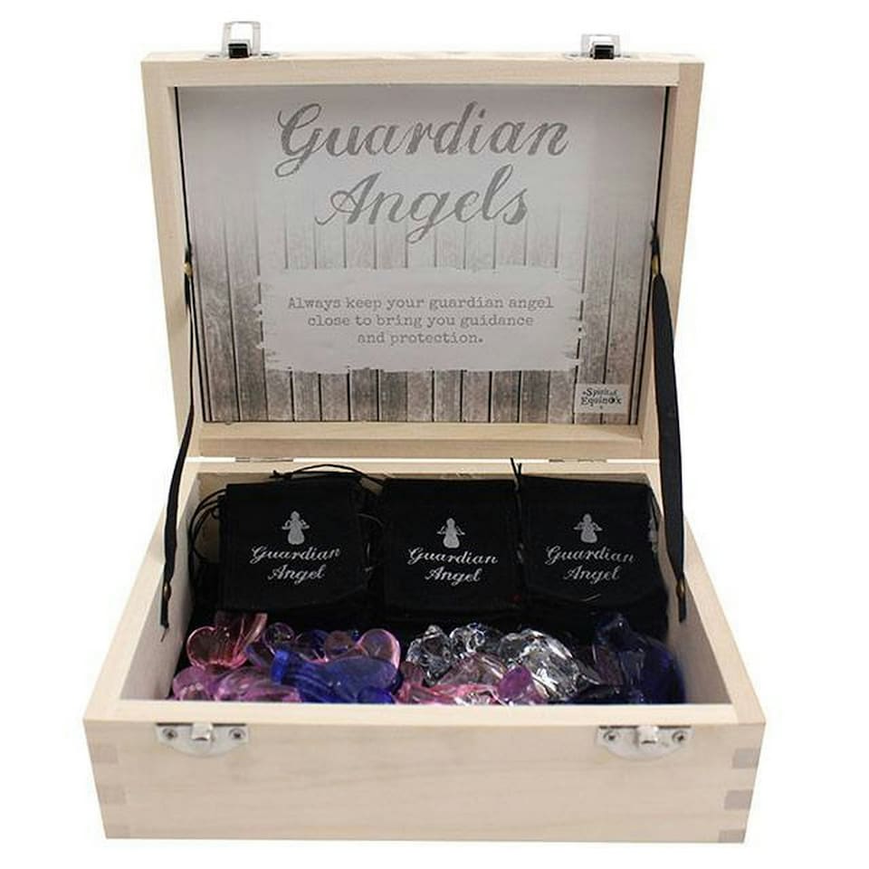 Something Different Glass Guardian Angel Figurines (Box Of 24) - May Vary - One Size