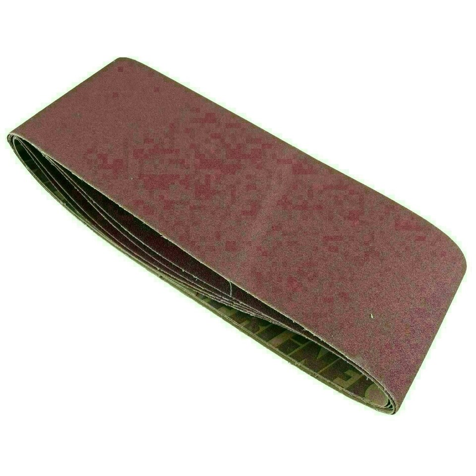 image 1 of 610mm x 100mm 120 Grit Extra Fine Sander Sanding Belts Abrasive Discs 50pk