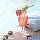 image 3 of Glim Glam Straws Drinks Set Brush Stainless Steel Rose Gold 60pcs