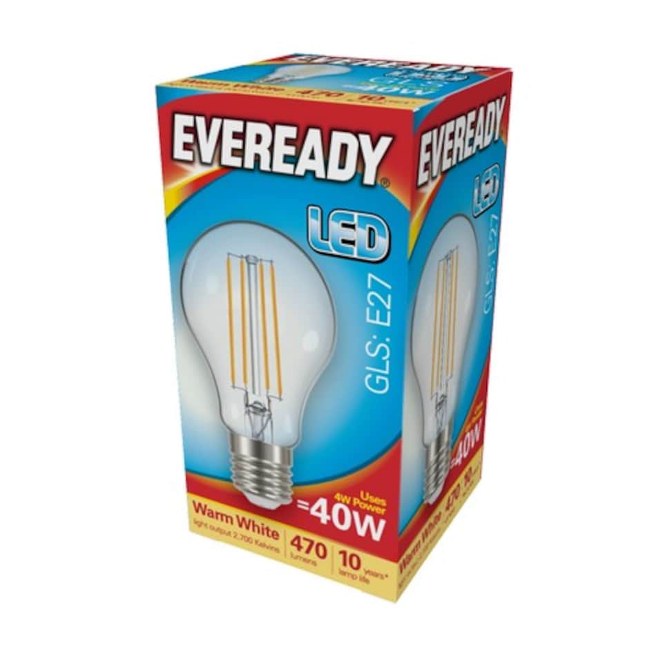 Eveready LED GLS Bulb | White | Warm White | 1