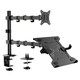image 1 of VonHaus Monitor Stand with Laptop Tray for 13-32" Screen