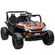 image 1 of AIYAPLAY Kids Ride on Car, 12V Electric Truck w/ Horn, Lights, USB, Brown