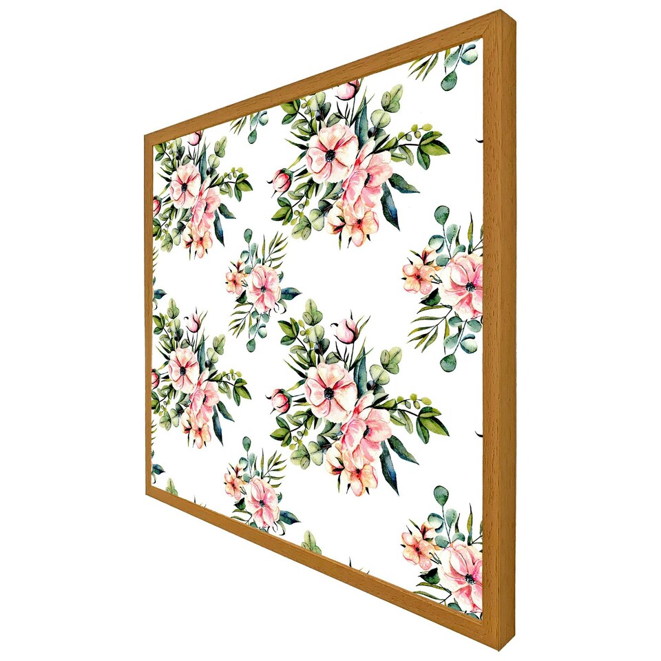 image 1 of Watercolour plants (Picutre Frame) Black | XL