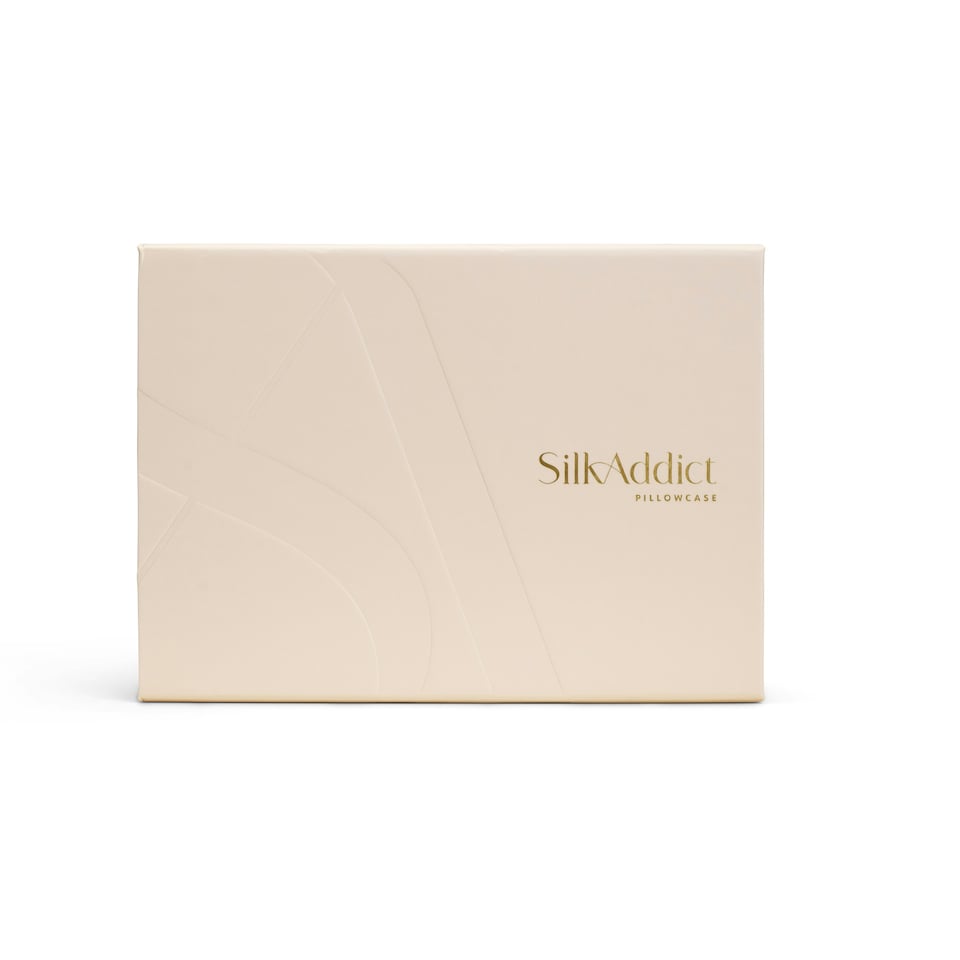 image 1 of Silk Addict 100% Mulberry Silk Pillowcase Twinpack – Caramel Gold