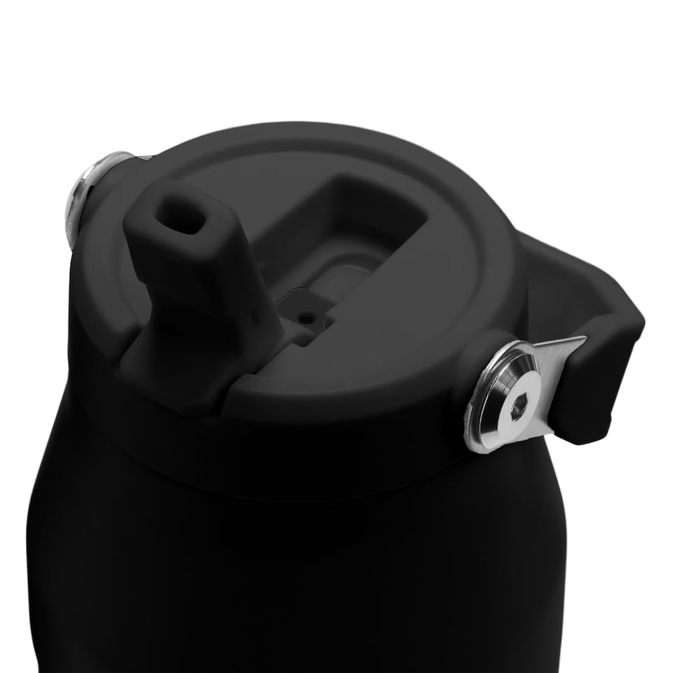 image 1 of IceFlow Bottle Flip Straw 1.06L Water Bottle | Black | Black | 1