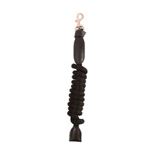 Hy Rosciano Horse Leadrope - Brown/Rose Gold - One Size