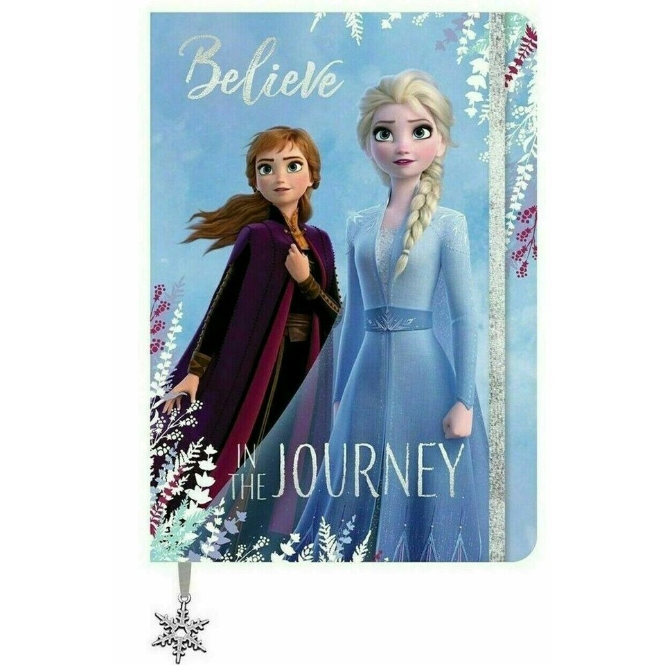 Frozen II Believe In The Journey Disney A5 Notebook - Blue/Purple - One Size