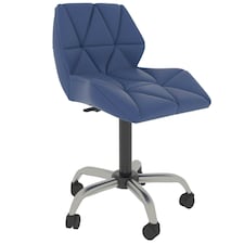 Vida Designs Geo Office Chair Computer Desk Table Chair, Blue