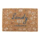 image 1 of Something Different Sandy Feet Welcome Door Mat - Natural - One Size