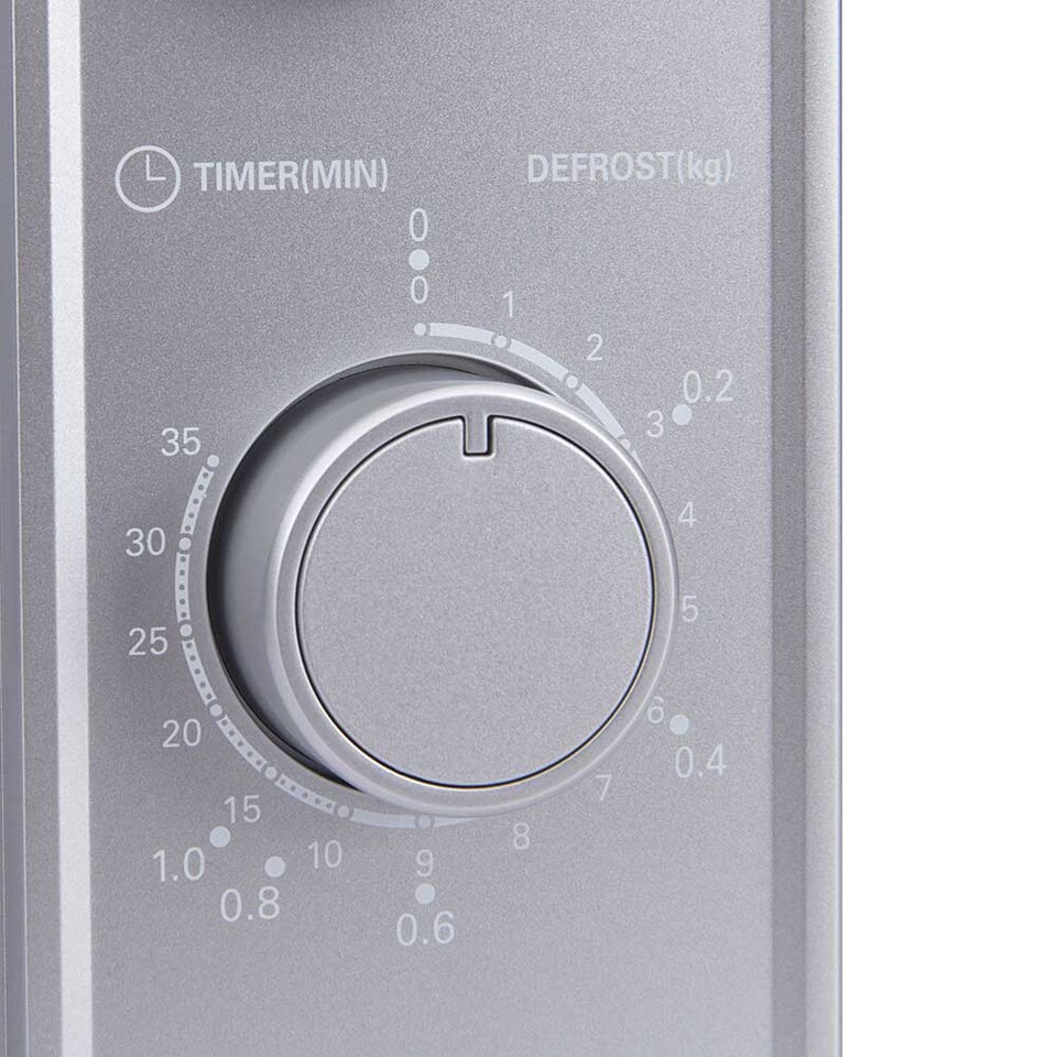 image 1 of Cookology 20L Freestanding Microwave 800W - Silver