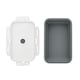 image 4 of MidOcean Kolapso Silicone Collapsible Lunch Box - Stone Grey - One Size