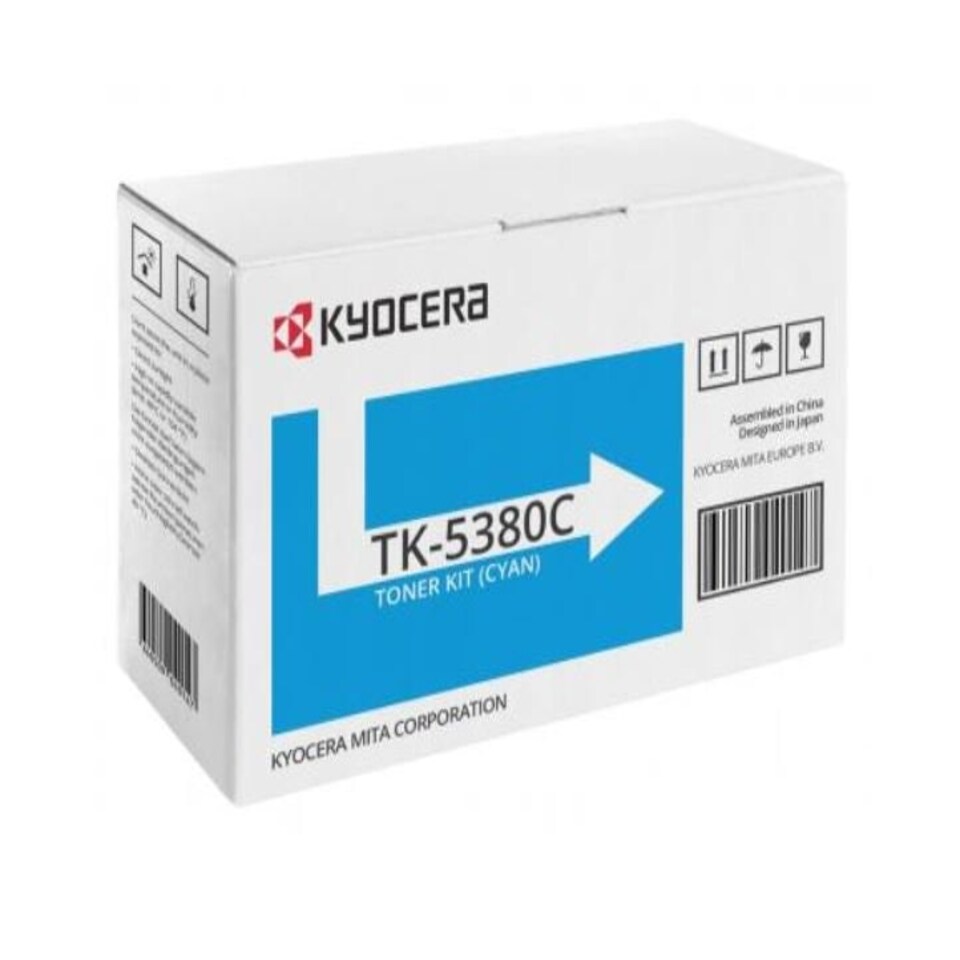 Kyocera TK5380C Cyan Standard Capacity Toner Cartridge 10K pages - 1T02Z0CNL0 N/A