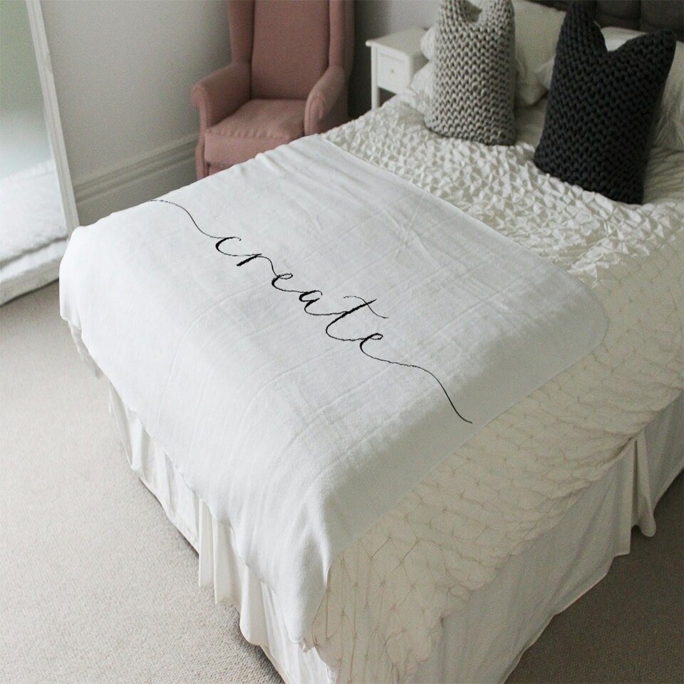 image 1 of Text Create (Blanket)