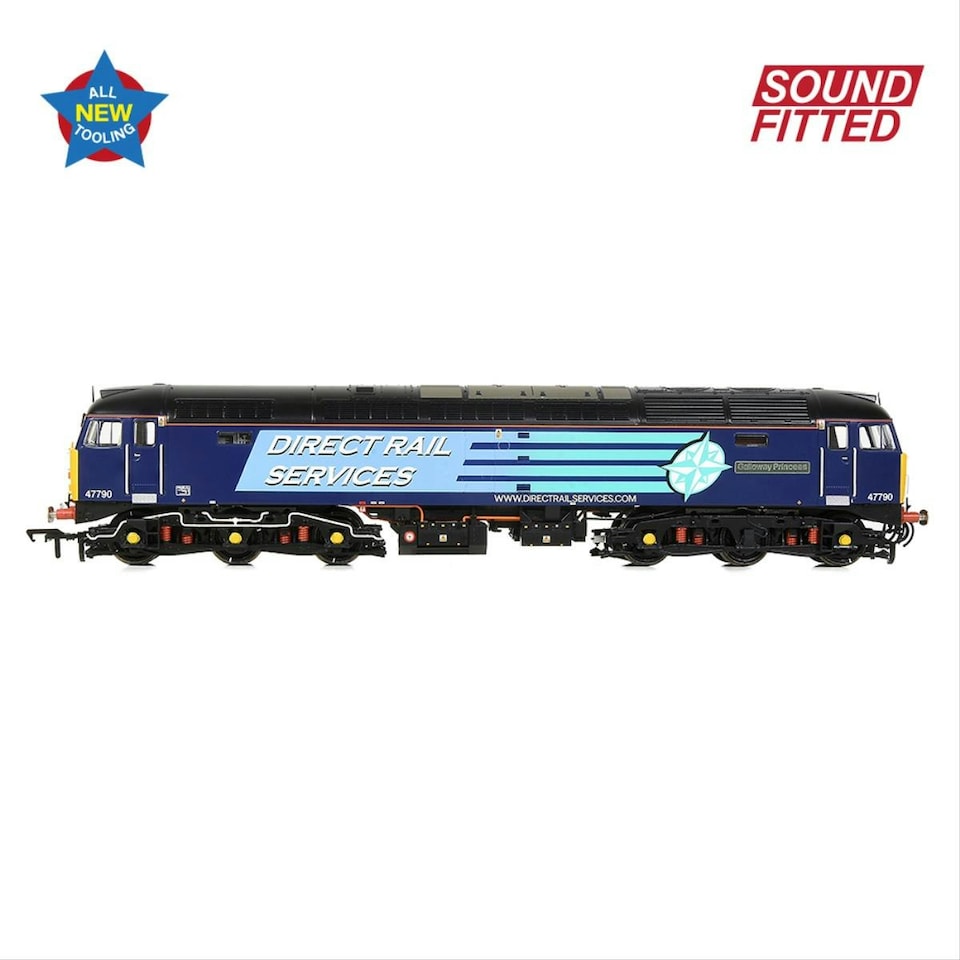 image 1 of Bachmann Class 47 790 'Galloway Princess' DRS Compass (DCC-Sound)