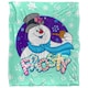 image 1 of Frosty The Snowman Headshot Blanket - Multicoloured - One Size