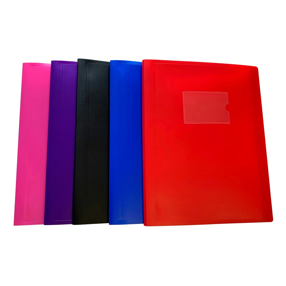 image 1 of A4 Black Flexible Cover 10 Pocket Display Book