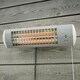 image 2 of Wall Mounted Quartz Bulb Electric Tube Heater w/ 3 Power Settings 1.8kW IPX4