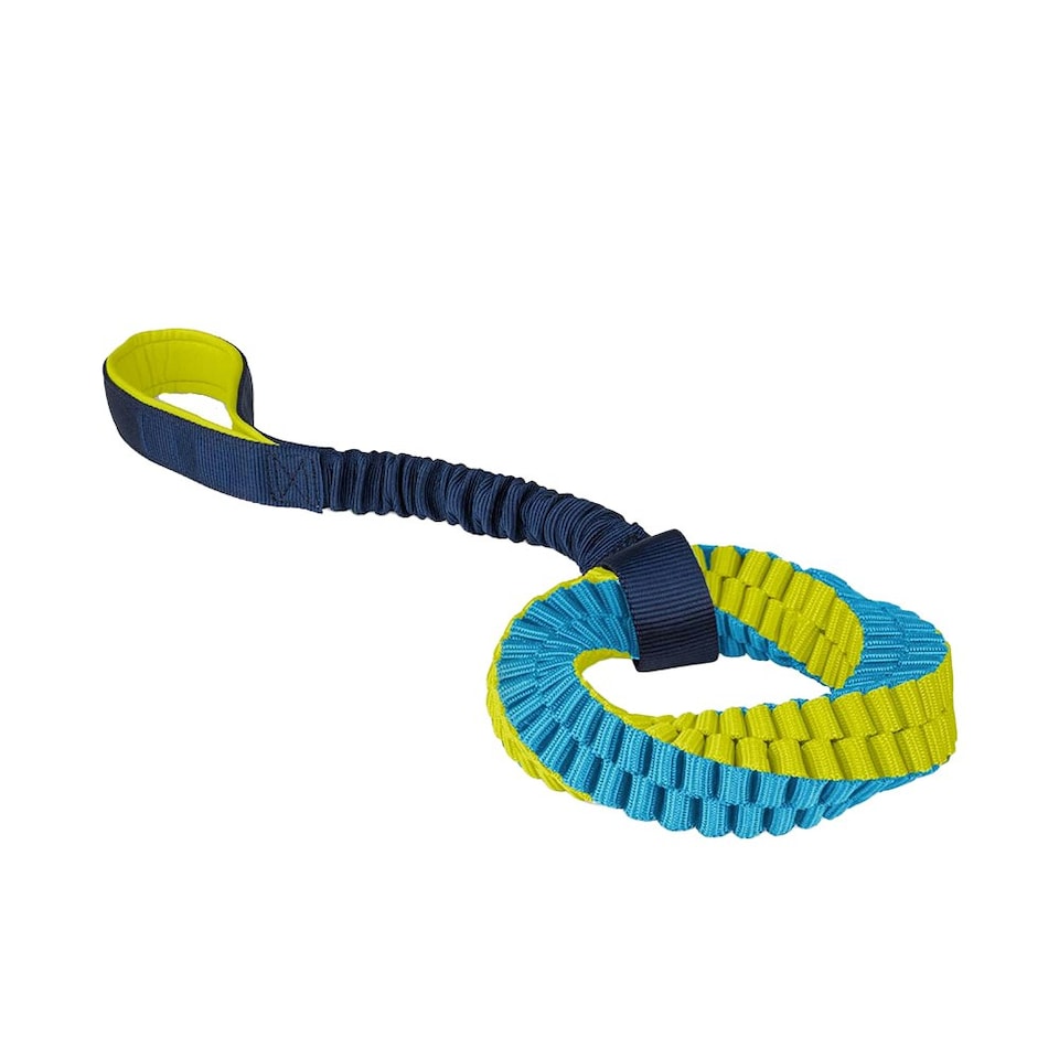Coachi Helix Rope Dog Toy - Navy/Lime/Light Blue - One Size