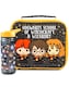 image 1 of Harry Potter Lunch Bag and Bottle Set | Character Adventure Harry, Ron, Hermione Chibi | Kids Food Carrier with Water Bottle | Insulated Bag Keeps Food Fresh