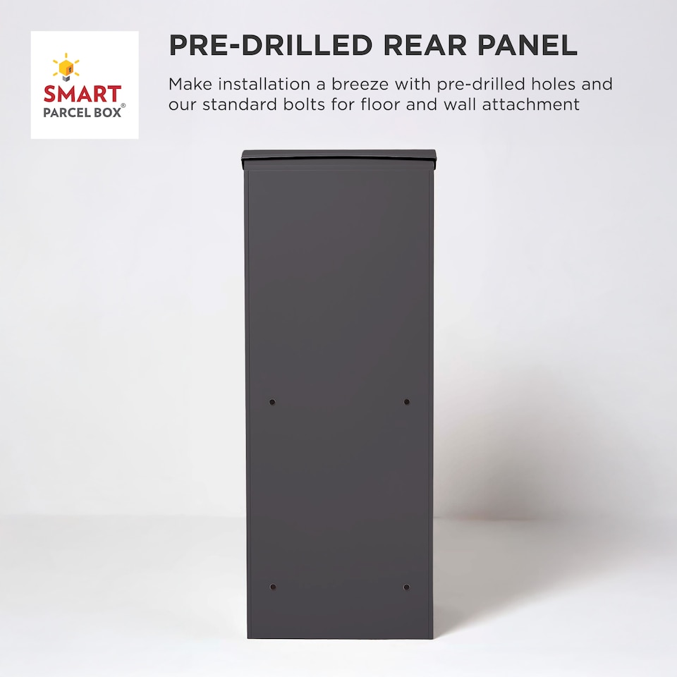 image 1 of Smart Parcel Box® Extra-Large Slanted Top Front Access Black | Black | 1