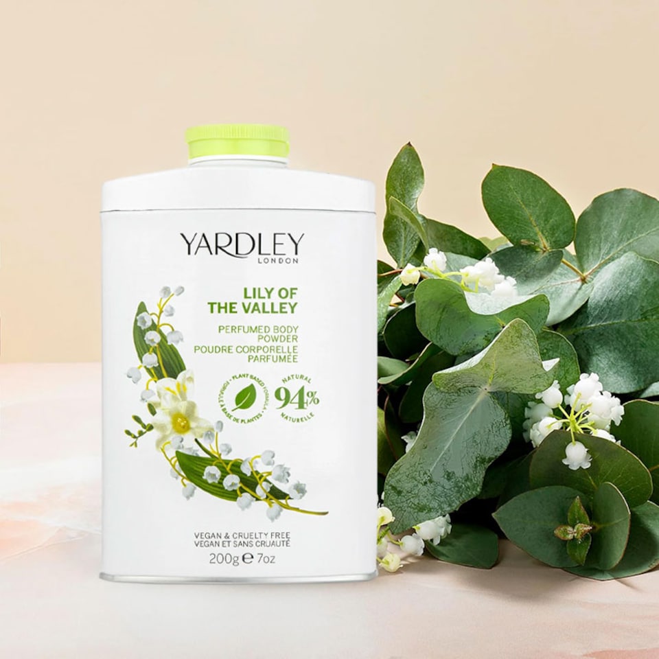image 1 of Yardley English Lily of the Valley Talcum Powder 200g