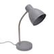 image 1 of ValueLights Keela Grey Adjustable Flexi Neck Desk Table Lamp with LED Bulb | Grey