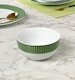image 4 of 12pc Belmont Green Stripe DESIGN Dinner Set