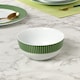 image 4 of 12pc Belmont Green Stripe DESIGN Dinner Set