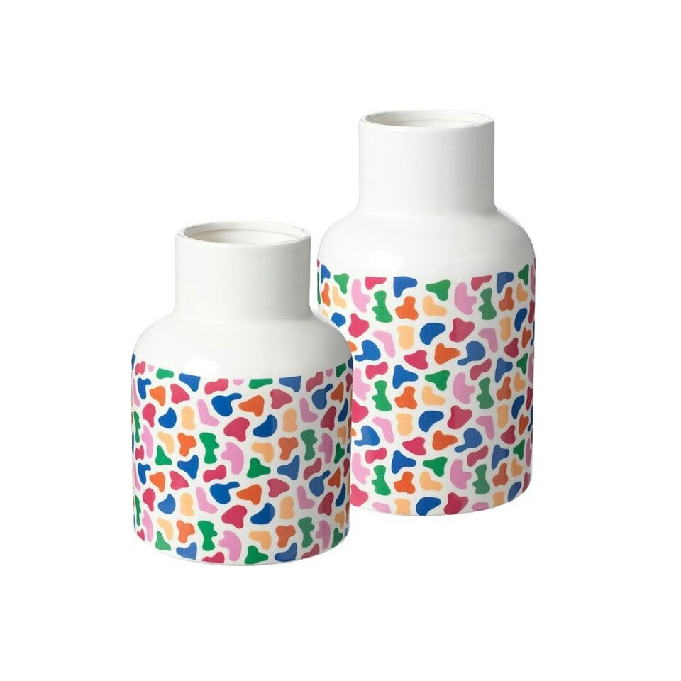 image 1 of Large Frida Ceramic Flower Vase - H25cm