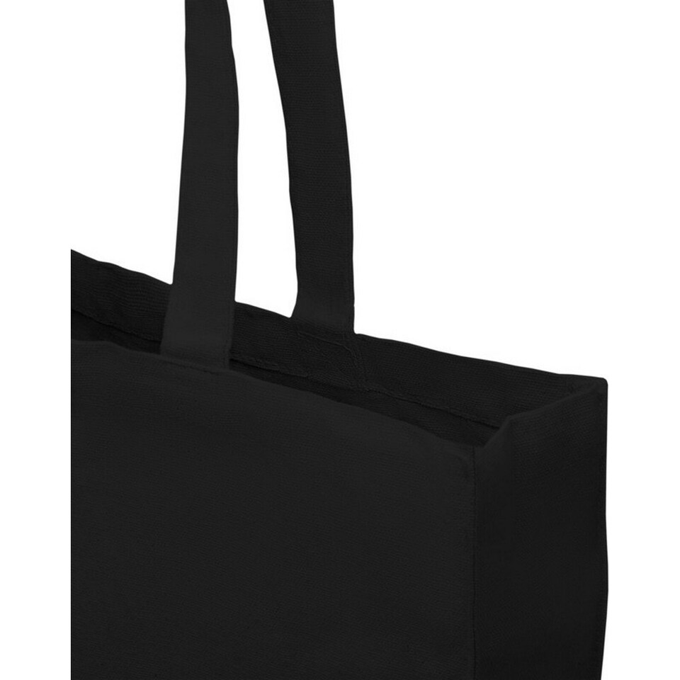 image 1 of Odessa Recycled Tote Bag - Solid Black - One Size Black