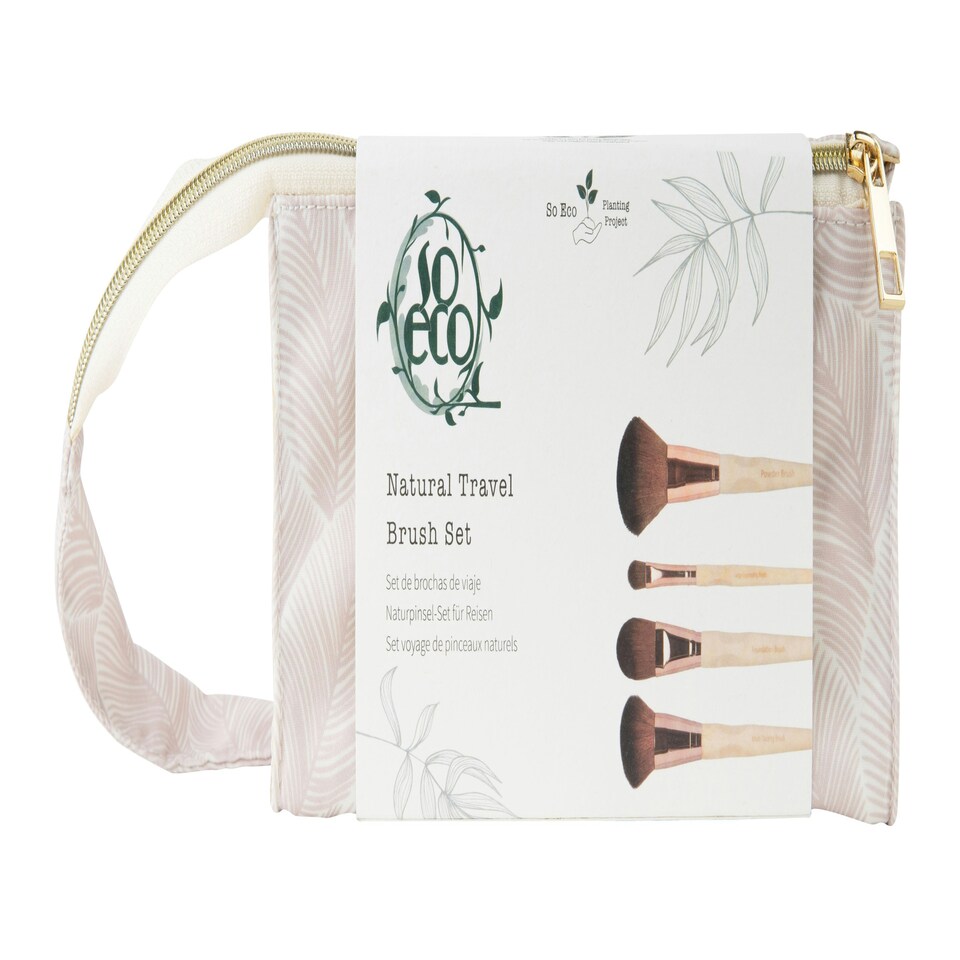 image 1 of So Eco Natural Travel Brush Set