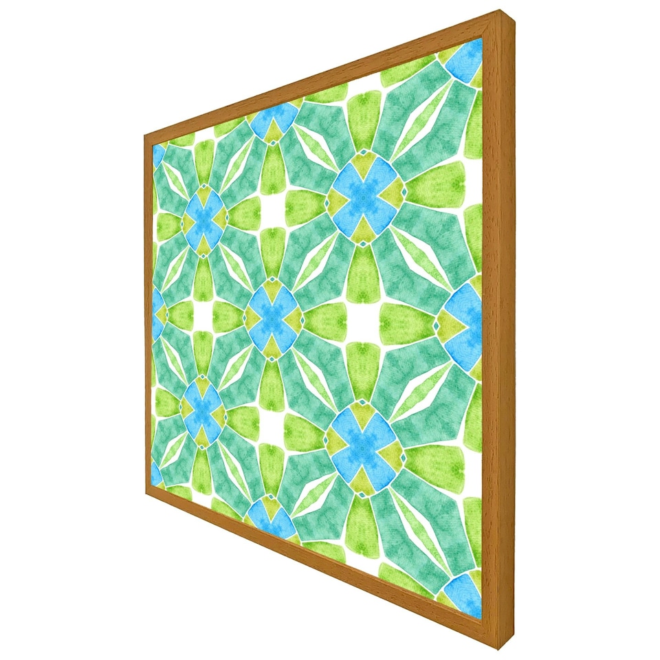 image 1 of Green optimal boho chic (Picutre Frame) Brown | Oak | M